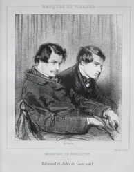Edmond a Jules de Goncourt, 1853.