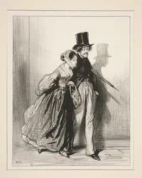 Eugène a jeho holčička.