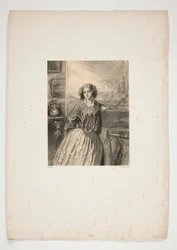 Umělkyně / Madame E. de B