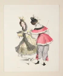 PŮVODNÍ PŘEVLEKY pro bály roku 1834. Č. 3 a 4.
