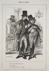 Včera večer jsi byl jmenován... ze seriálu Paris Le Matin, 1839.