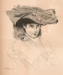 Portrét umělcovy dcery, c1879-1903, 1903