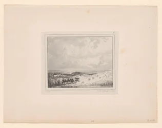 Kopcovitá krajina ve slunečním světle čtvercové soleil Osm krajinářských představení (název seriálu) Huit sujets de Paysage (název série)