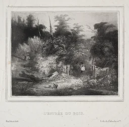 Krajiny: Vchod do lesa, 1829.