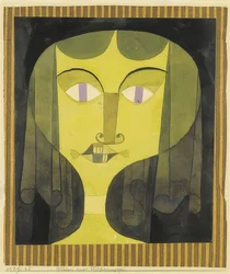 Portrét ženy s fialovýma očima. 1921/65