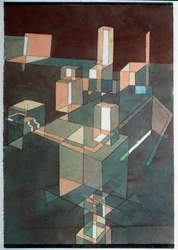 Italské město - Malba