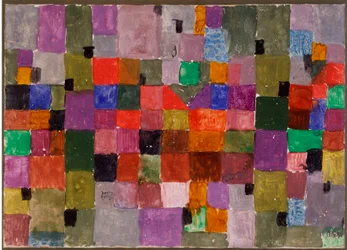 Noerdlicher ort (Place du Nord) Kombinovaná technika na kartonu od Paula Klee (1879-1940) Dim. 28,5x37,1 cm Milán, soukromá sbírka