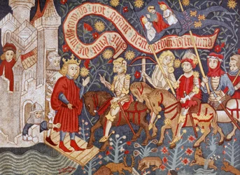 Příjezd Johanky z Arku na zámek Chinon, 6. března 1428.