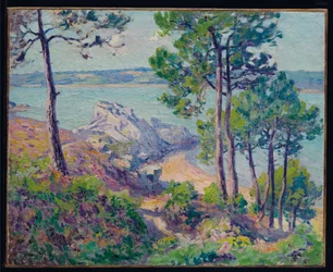 Na pobřeží, c. 1906 (olej na plátně)