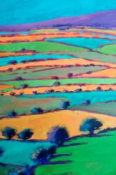 West Malvern #3 (detail), 2024 (akryl na desce)