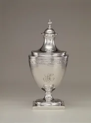 Cukřenka s víkem, cca 1795
