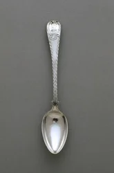 Čajová lžička, c. 1765-1790 (stříbro)