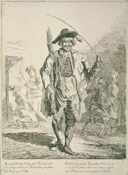 Prodejce tyčinek, Cries of London, 1760