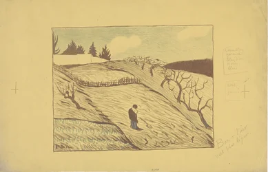 La fin du jour (Konec dne) 1893 (barevné lito)