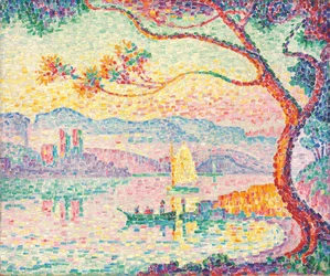 Přístav v Antibes, 1917