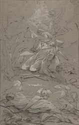 Kristus v zahradě Getsemanské, 1712-62.
