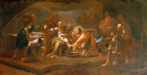 Mytí nohou Paul Troger (1698-1762)