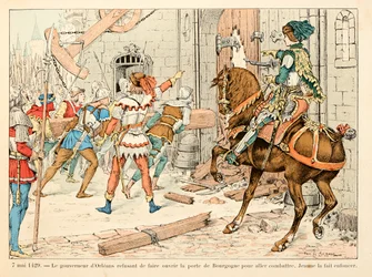 Ilustrace převzatá z knihy „“ Jeanne d