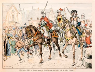 Ilustrace převzatá z knihy „“ Jeanne d