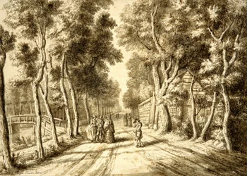 Bezuidenhoutseweg směrem k Wassenaaru, 1756