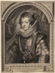 Portrét královny Alžběty Bourbonské [Isabel de Borbón y Médicis]