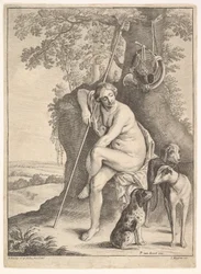 Sedící postava lovkyně Diany, 1625-77.