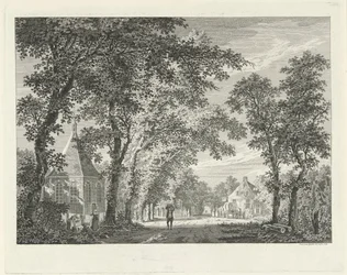 Pohled na vesnici v Driebergen, 1754