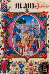 "Masakr neviňátek", autor Pellegrino di Mariano. Detail.