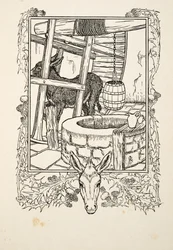 Kreslení vody, ze sta anekdot o zvířatech, hospoda. 1924
