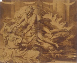 Jupiter se zjevuje Semele, 1501-47.
