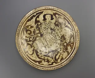 Miska, region Kashan, Írán, dynastie Saljuq, konec 12.-začátek 13. století (keramika)
