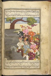 Nebo. 3248, f. 55v Shah Ismail a qizilbash, z 