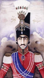 Portrét Nasir-ud-Din Shah Qajar