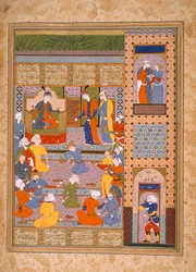 Ženy z Arsiyabu, z „Shahnama of Firdausi“