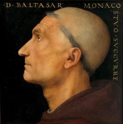 Portrét mnicha Baldassarre.