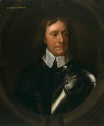 Oliver Cromwell (olej na plátně)