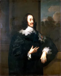 Král Karel I., kolem 1660-70 (olej na plátně)