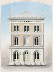 Dry Dock Savings Bank, New York City, New York, soutěžní výkres