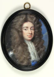 John Holles, vévoda z Newcastlu (akvarel na pergamenu)