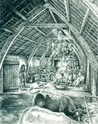 Středověký selský dům, kolem 13.-15. století, kolem 1980-2010