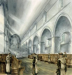 Opatství Rievaulx, 13. století, c1990-2010