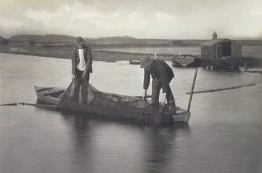 Zahájení sítě úhořů, kolem roku 1886