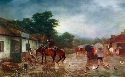 Deštivý den, 1870, 1912.