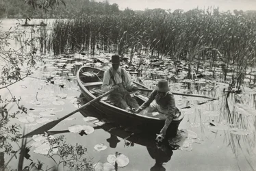 Jeden ze čtyřiceti platinových tisků z filmu Život a krajina na Norfolk Broads