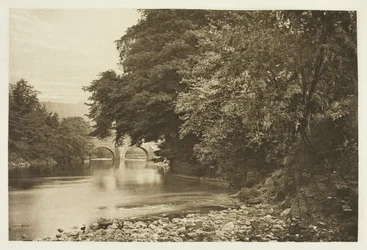 Rowsley Bridge na řece Derwent
