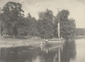 Řeka Bure v Coltishallu, 1886 (foto)