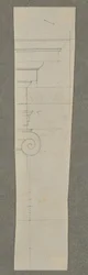 Fontána v broskvové zahradě Horního Belvederu: detail