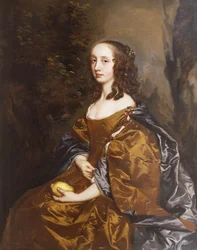 Portrét dámy, možná Elizabeth Wharton