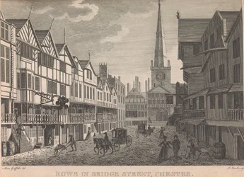 Řady v Bridge Street, Chester; strana 64 (první díl)