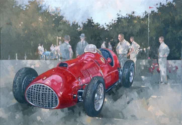 Ferrari 1951 (olej na plátně)